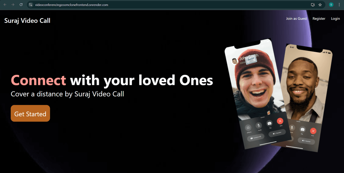 Realtime Video & Chat App