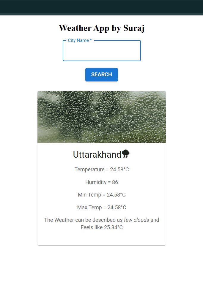 Weather Dashboard